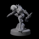 Eight Sinuous Babaus Miniature for Dungeons and Dragons, Pathfinder or other TTRPGs
