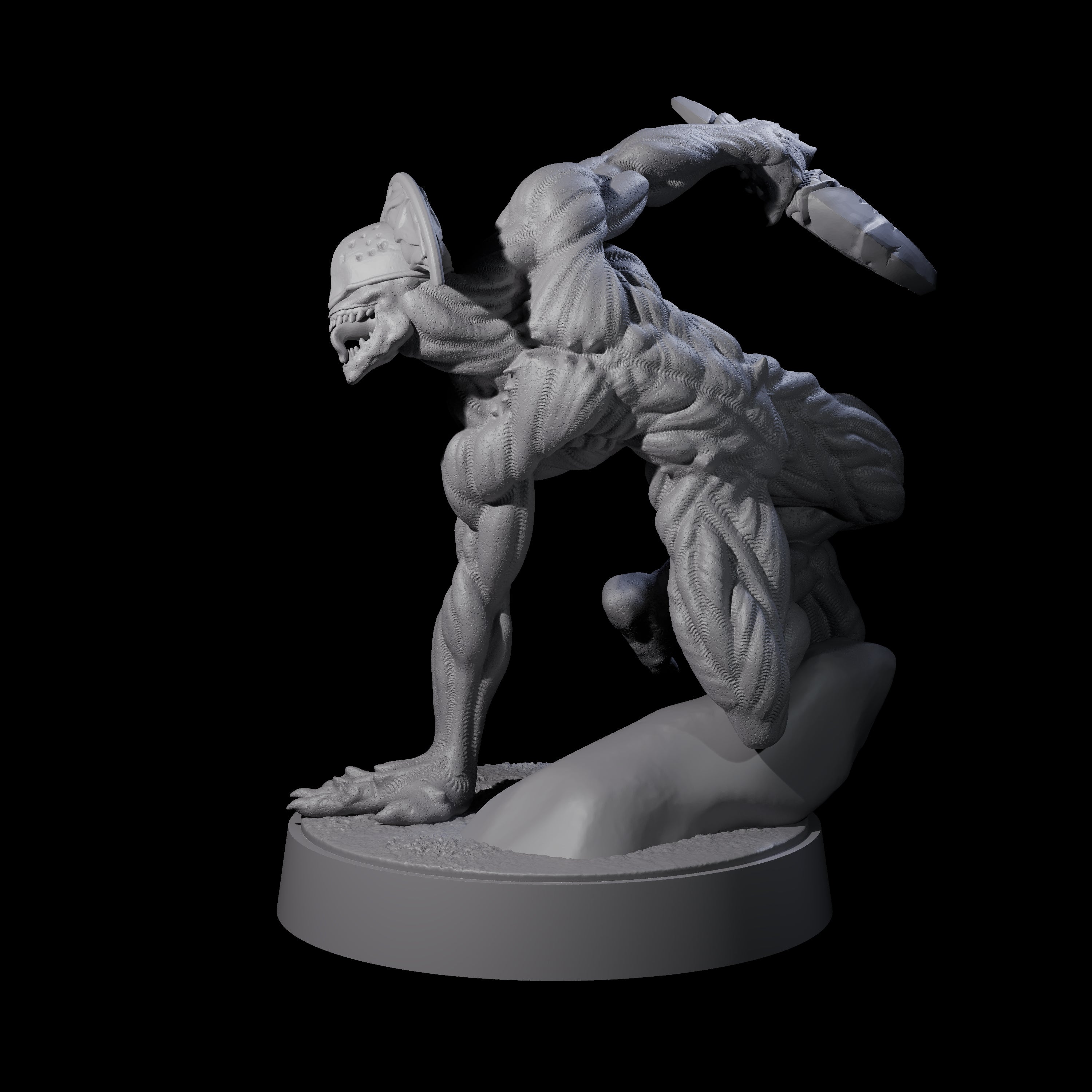 Eight Sinuous Babaus Miniature for Dungeons and Dragons, Pathfinder or other TTRPGs