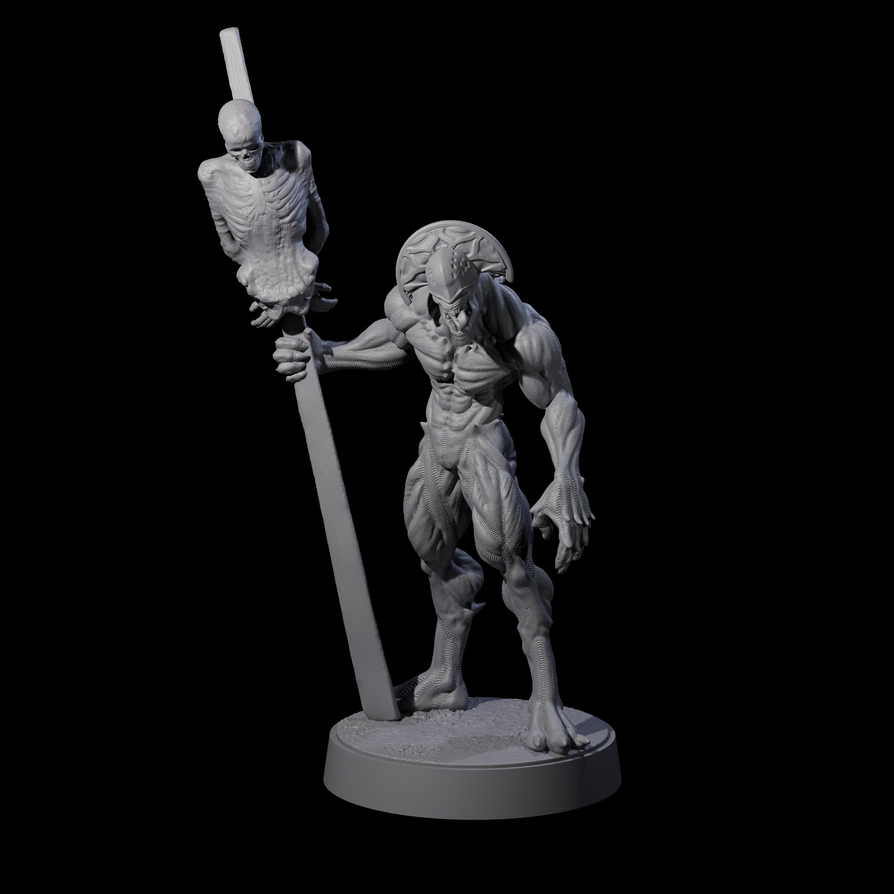Eight Sinuous Babaus Miniature for Dungeons and Dragons, Pathfinder or other TTRPGs