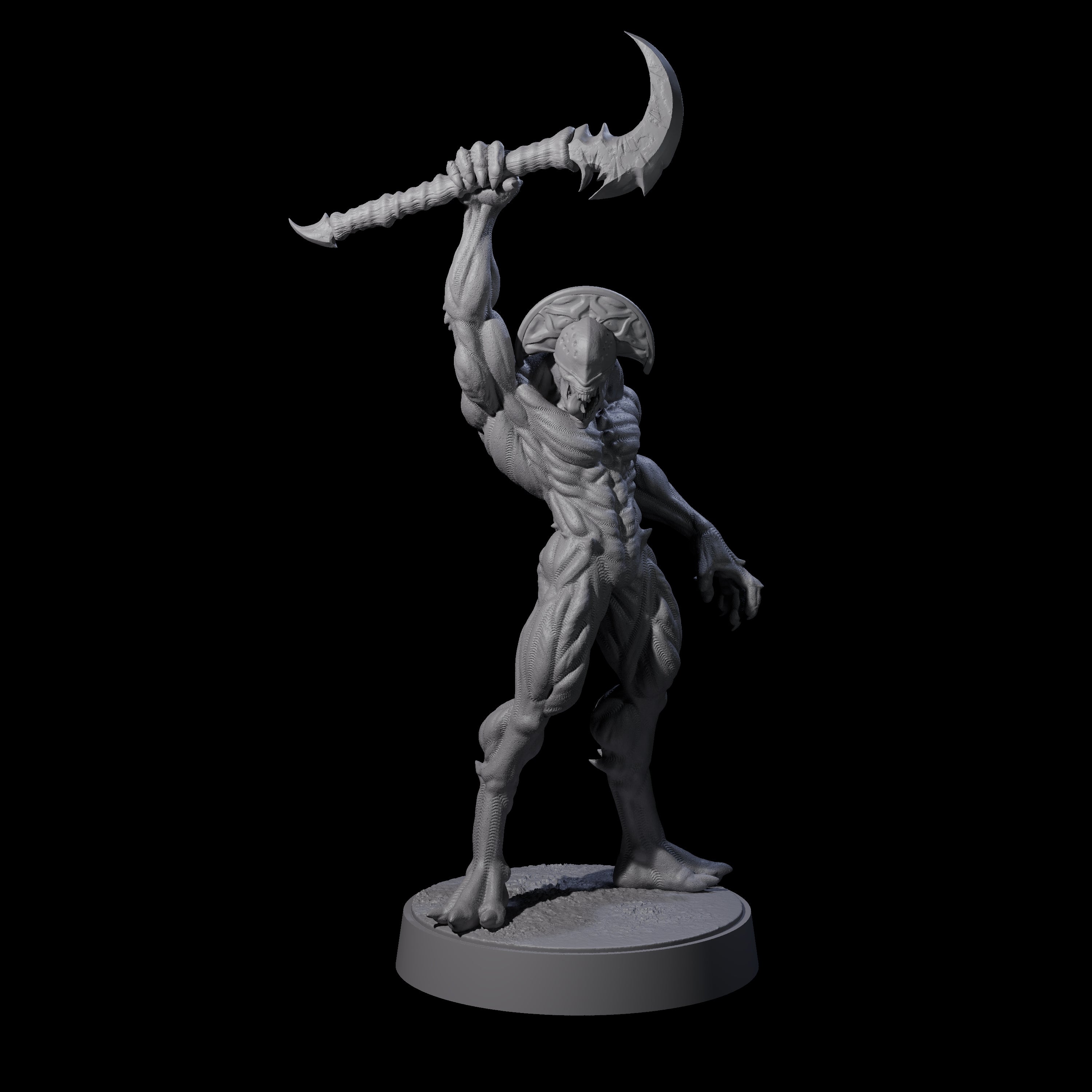 Eight Sinuous Babaus Miniature for Dungeons and Dragons, Pathfinder or other TTRPGs