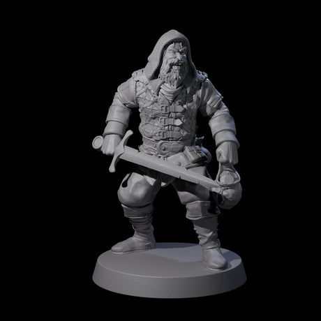 Eight Toothy Bandits Miniature for Dungeons and Dragons, Pathfinder or other TTRPGs