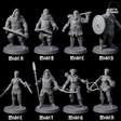 Eight Toothy Bandits Miniature for Dungeons and Dragons, Pathfinder or other TTRPGs