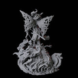 Eiseth, Hell's Valkyrie and Erinyes Queen Miniature for Dungeons and Dragons, Pathfinder or other TTRPGs