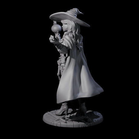 Elara - Classical Wizard Miniature for Dungeons and Dragons, Pathfinder or other TTRPGs