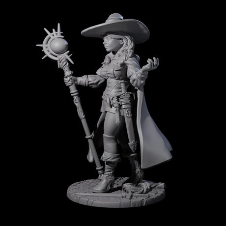 Elara - Classical Wizard Miniature for Dungeons and Dragons, Pathfinder or other TTRPGs