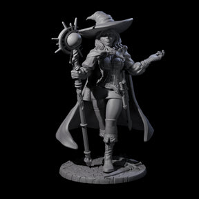 Elara - Classical Wizard Miniature for Dungeons and Dragons, Pathfinder or other TTRPGs
