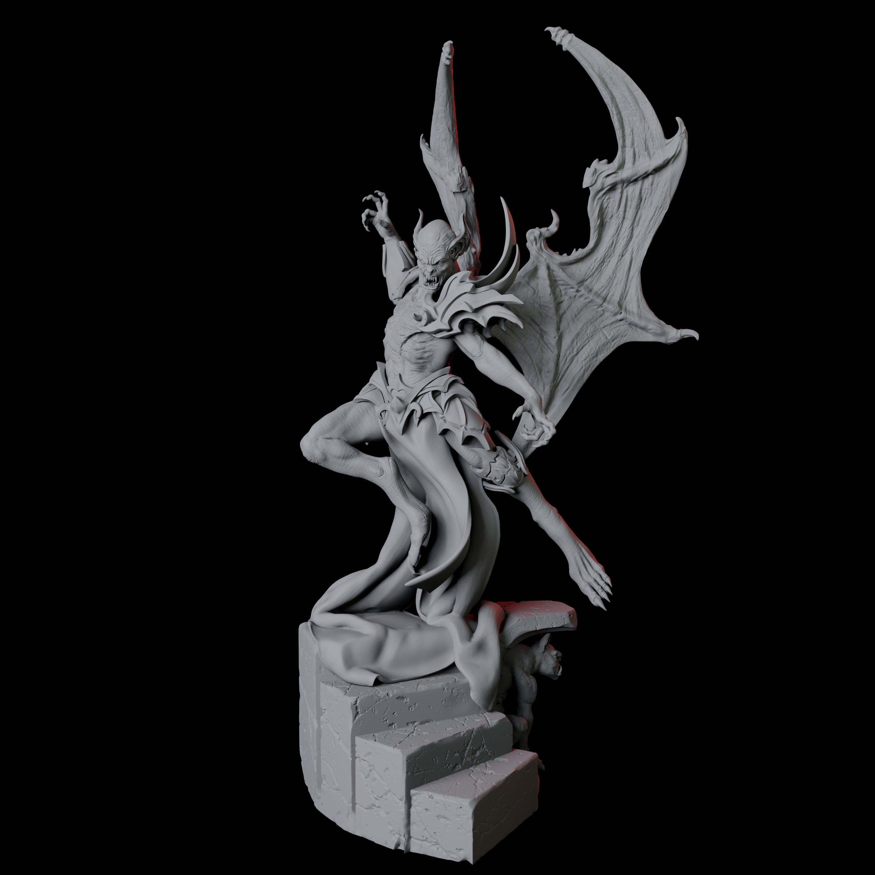 Eldar Vampire A Miniature for Dungeons and Dragons, Pathfinder or other TTRPGs