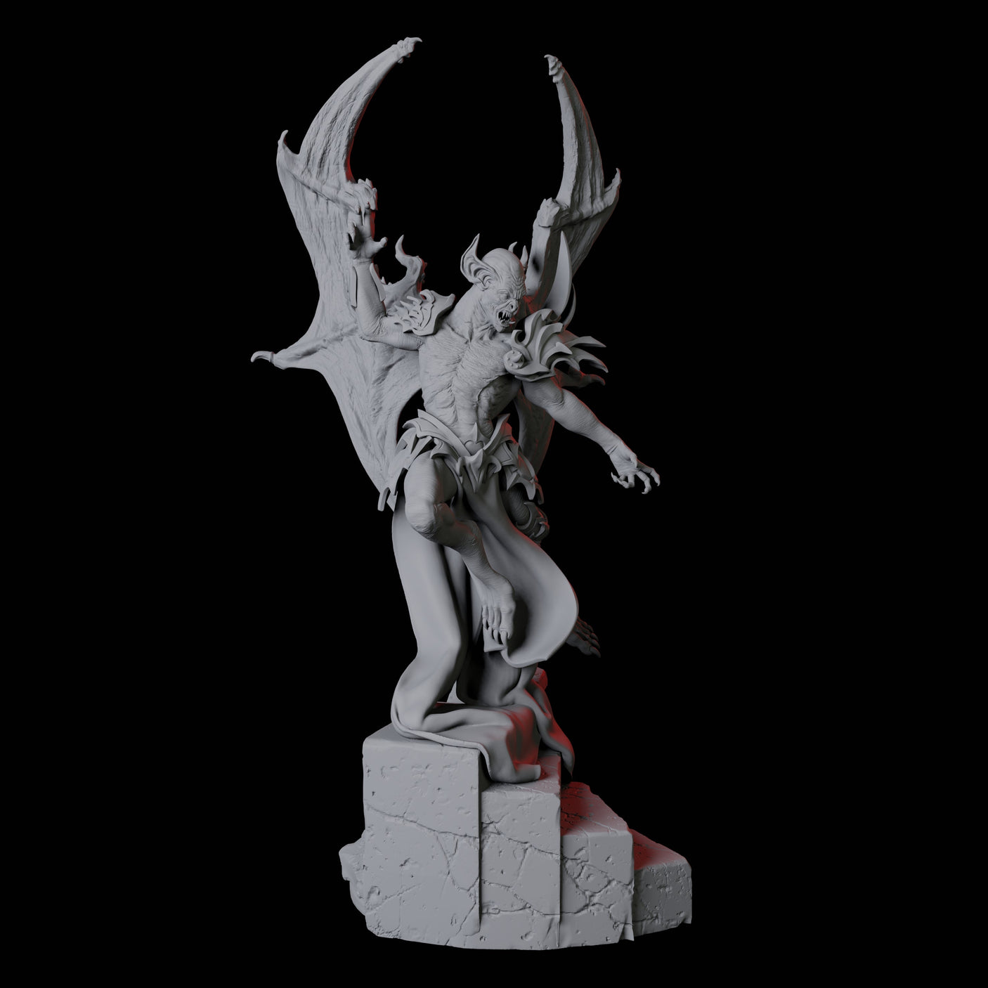 Eldar Vampire A Miniature for Dungeons and Dragons, Pathfinder or other TTRPGs