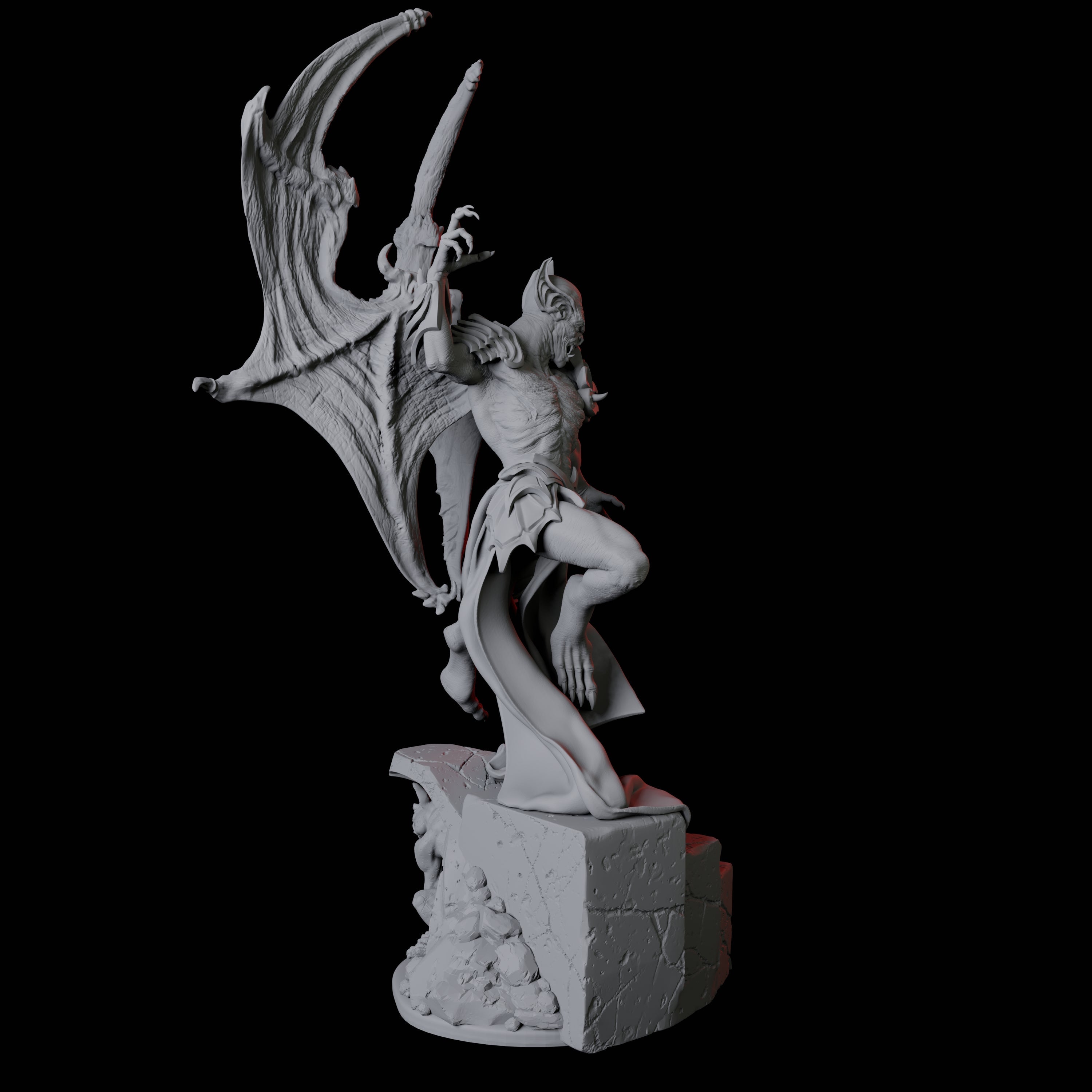 Eldar Vampire A Miniature for Dungeons and Dragons, Pathfinder or other TTRPGs