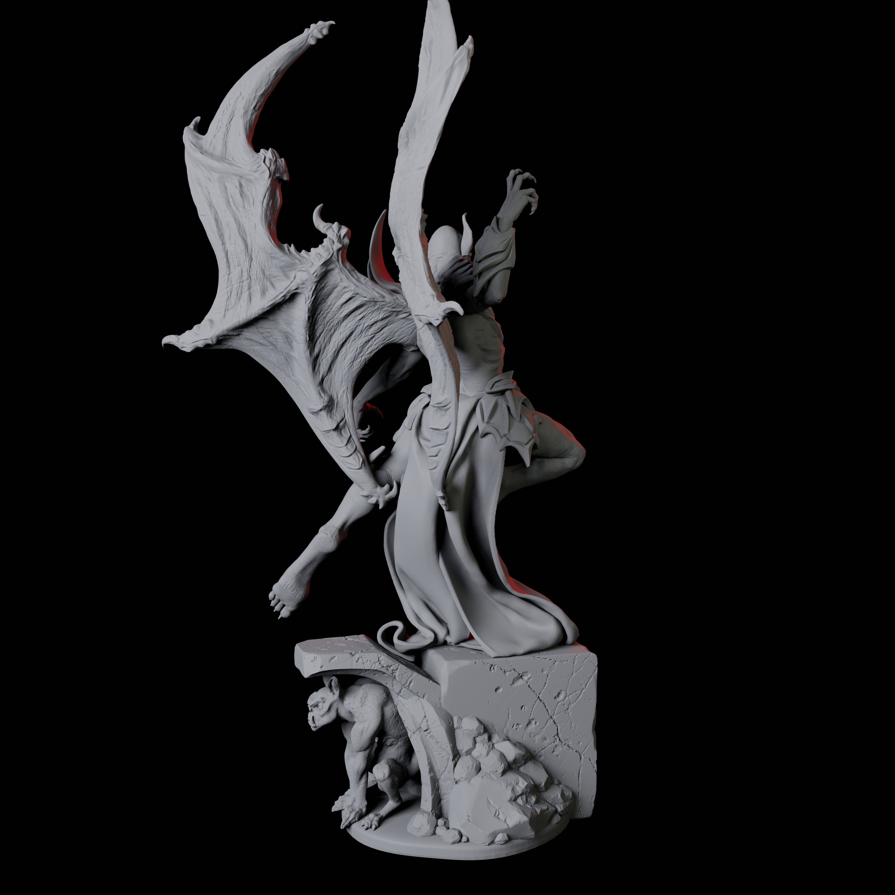 Eldar Vampire A Miniature for Dungeons and Dragons, Pathfinder or other TTRPGs