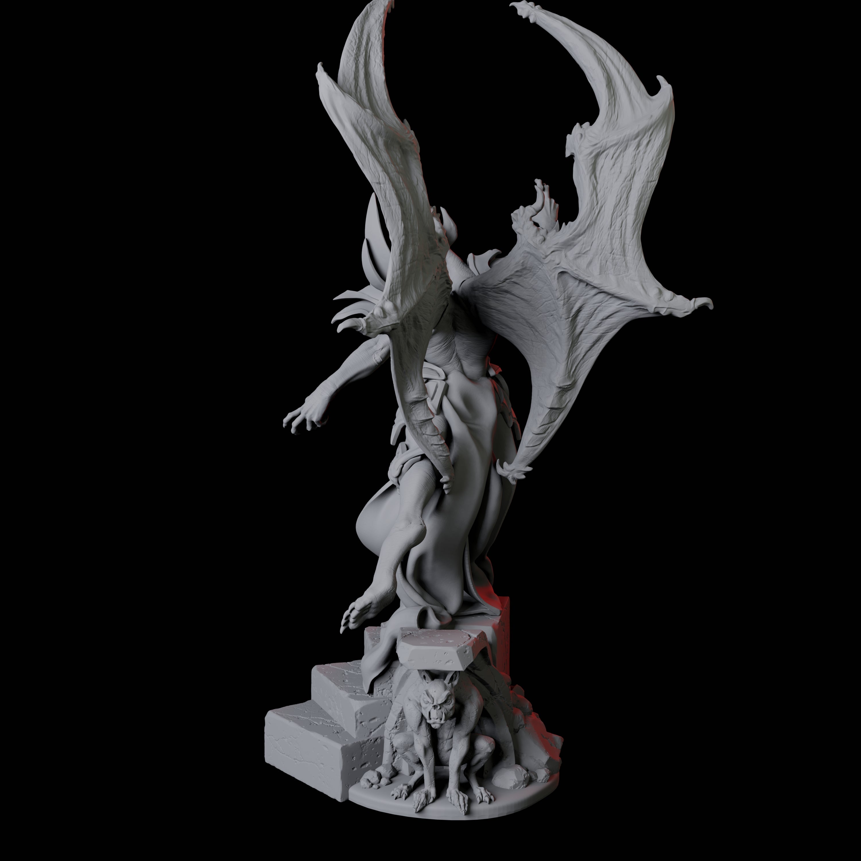 Eldar Vampire A Miniature for Dungeons and Dragons, Pathfinder or other TTRPGs