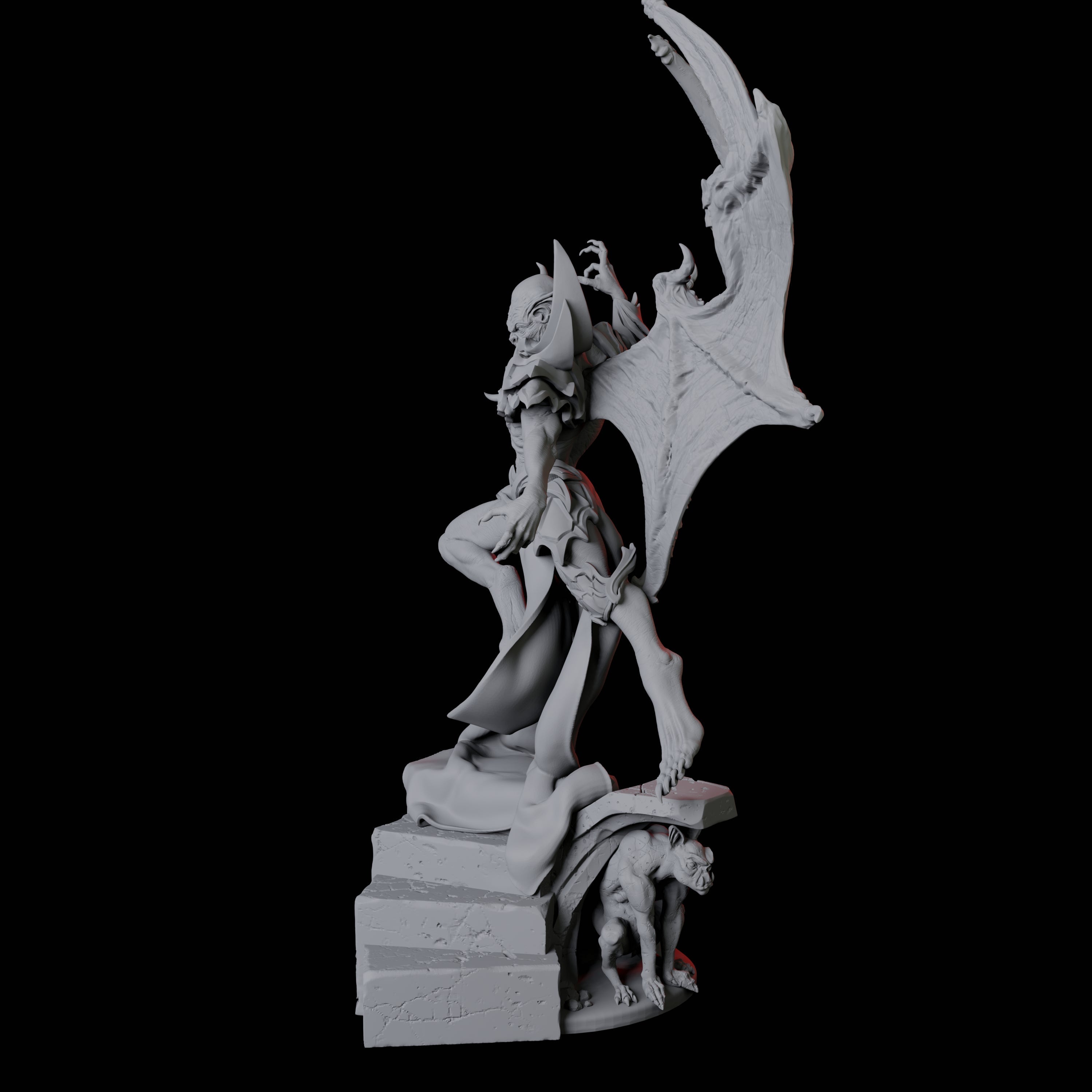 Eldar Vampire A Miniature for Dungeons and Dragons, Pathfinder or other TTRPGs