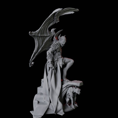 Eldar Vampire B Miniature for Dungeons and Dragons, Pathfinder or other TTRPGs