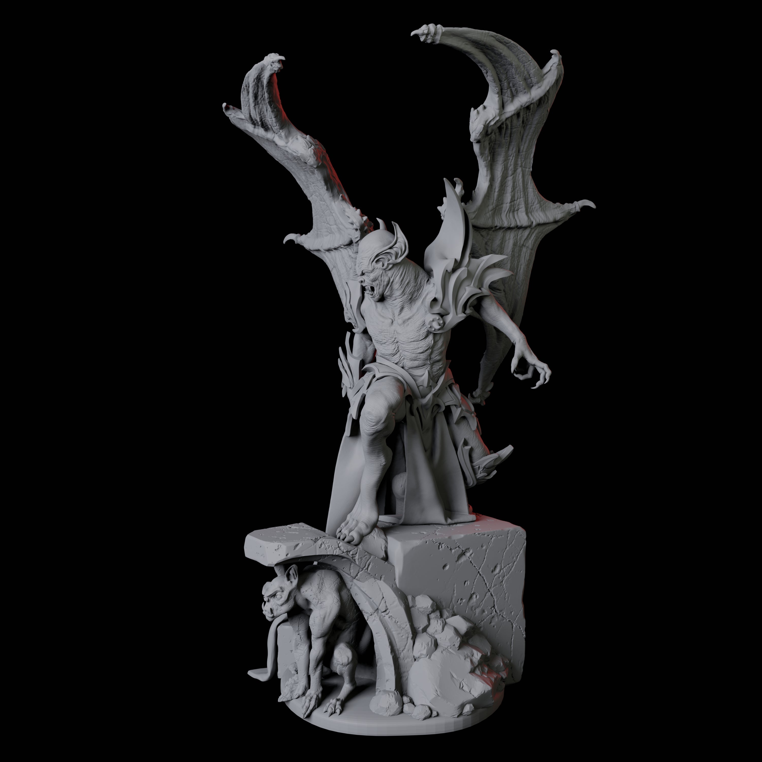 Eldar Vampire B Miniature for Dungeons and Dragons, Pathfinder or other TTRPGs