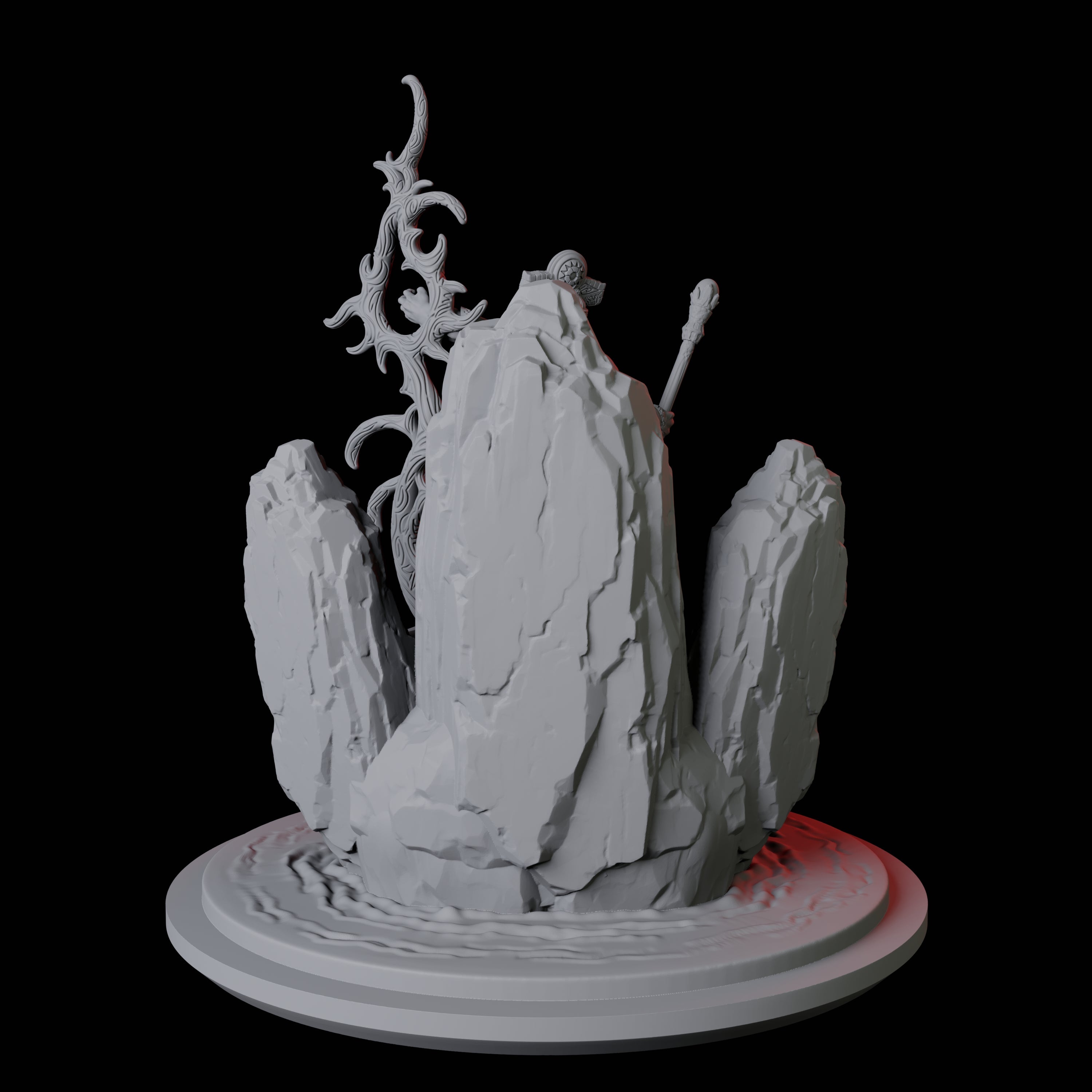 Elder Wizard Miniature for Dungeons and Dragons, Pathfinder or other TTRPGs