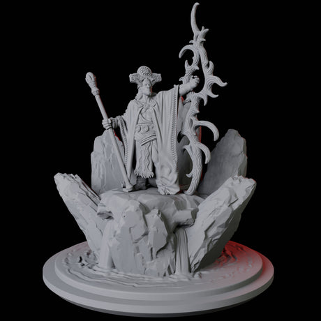 Elder Wizard Miniature for Dungeons and Dragons, Pathfinder or other TTRPGs