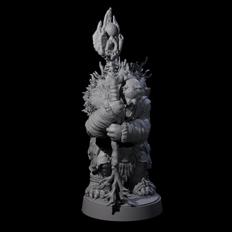 Elderly Tortle Mage Miniature for Dungeons and Dragons, Pathfinder or other TTRPGs