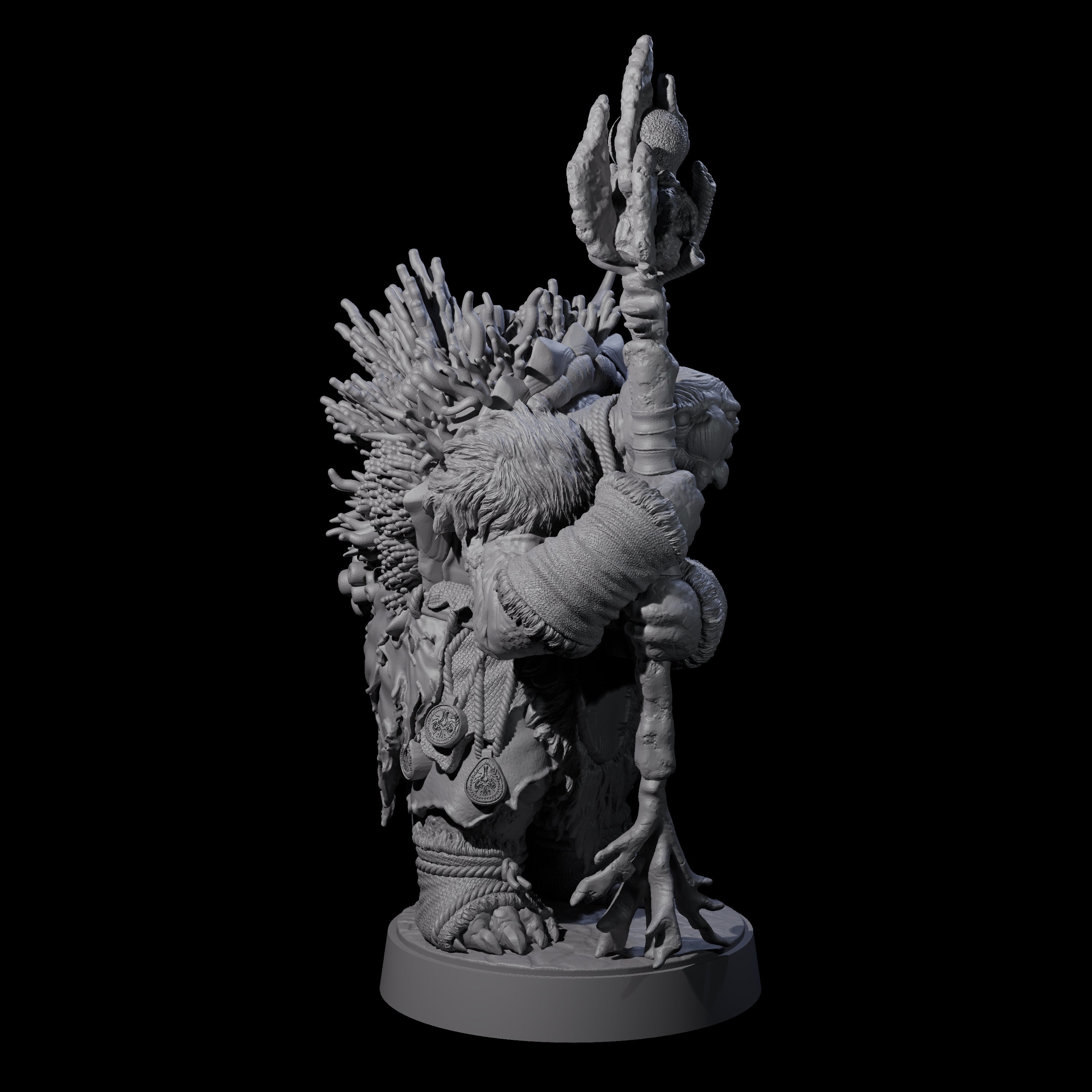 Elderly Tortle Mage Miniature for Dungeons and Dragons, Pathfinder or other TTRPGs