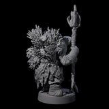 Elderly Tortle Mage Miniature for Dungeons and Dragons, Pathfinder or other TTRPGs