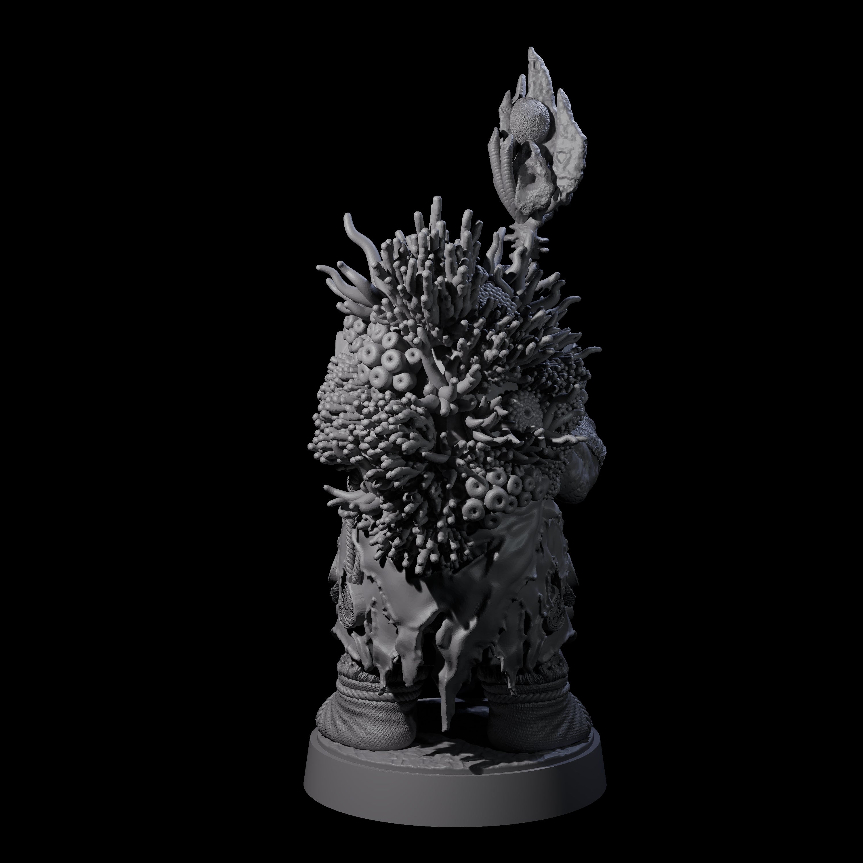 Elderly Tortle Mage Miniature for Dungeons and Dragons, Pathfinder or other TTRPGs