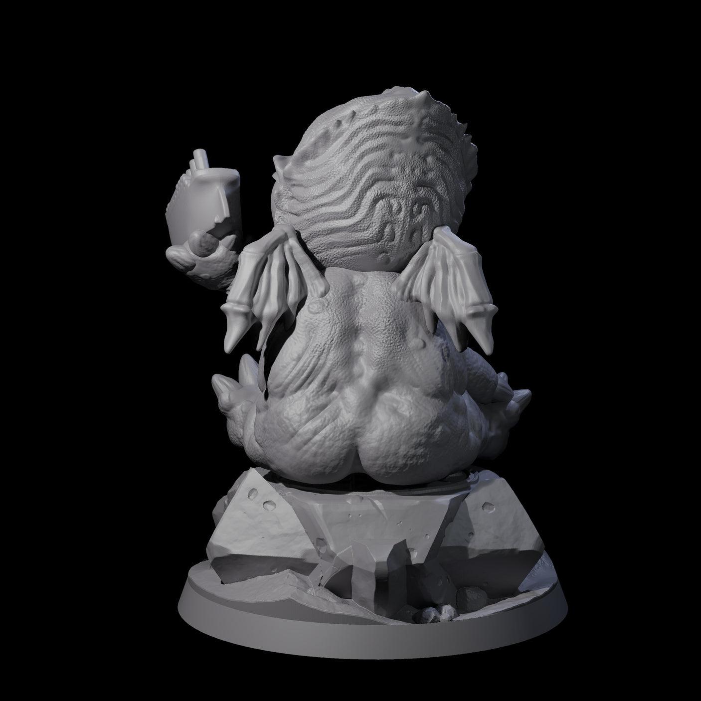 Eldritch Aberrant Cultling Miniature for Dungeons and Dragons, Pathfinder or other TTRPGs