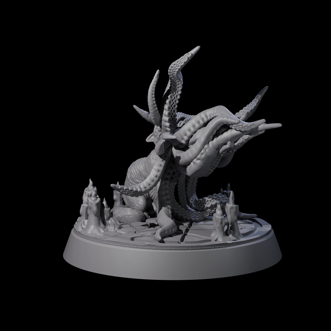 Eldritch Feline Aberration Miniature for Dungeons and Dragons, Pathfinder or other TTRPGs