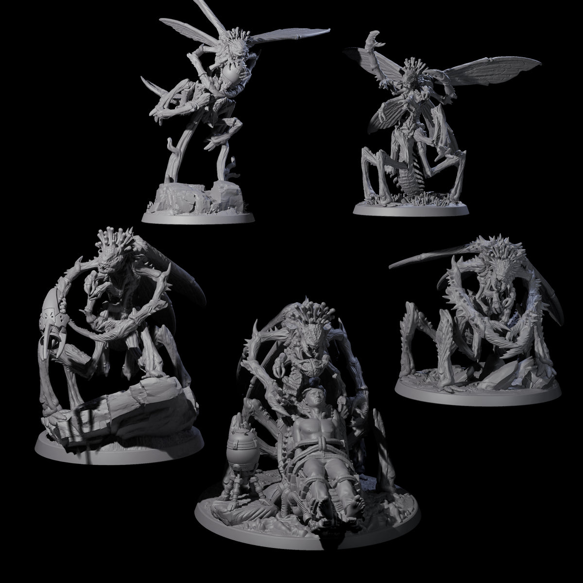 Eldritch Mi-Go Aberration Miniature for Dungeons and Dragons, Pathfinder or other TTRPGs