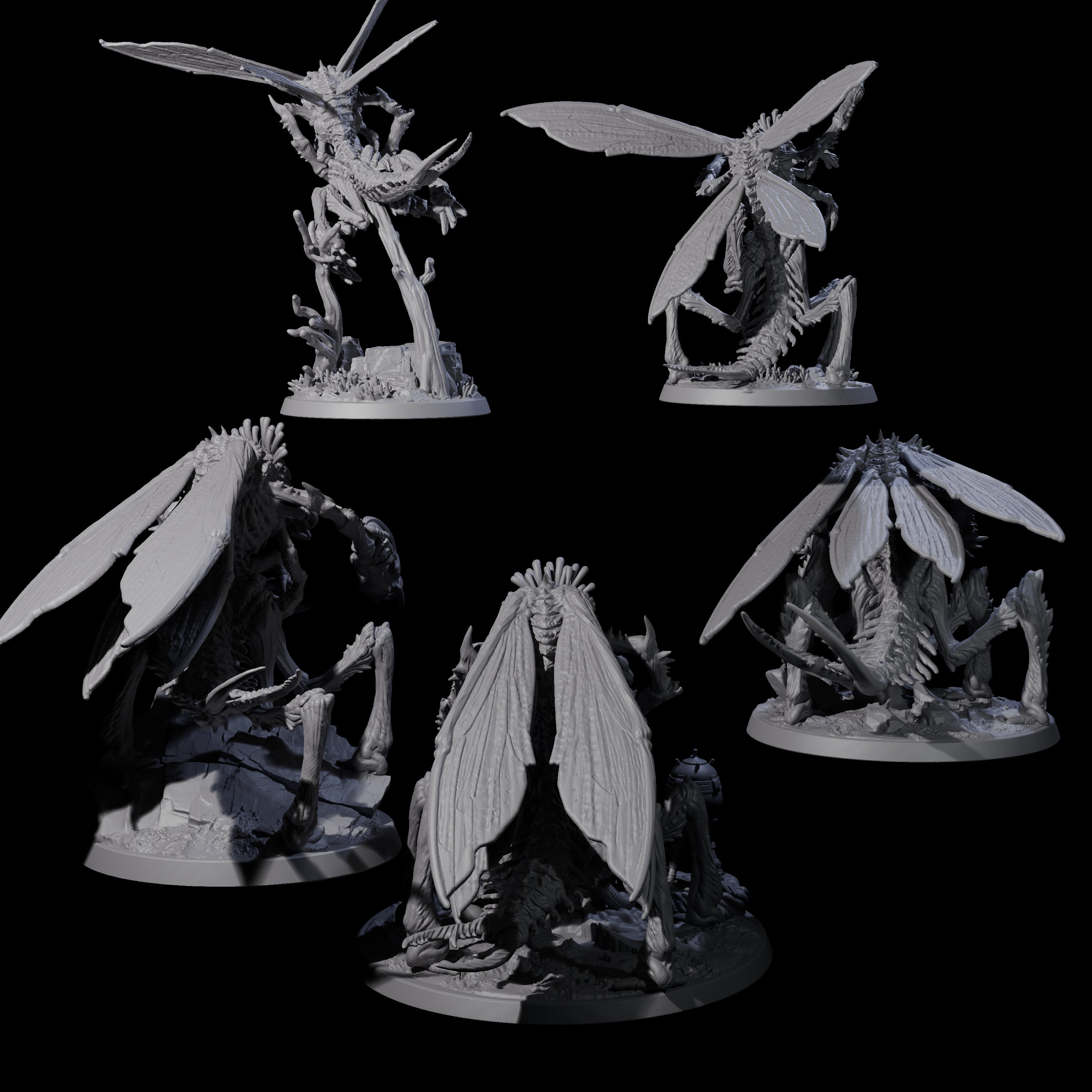 Eldritch Mi-Go Aberration Miniature for Dungeons and Dragons, Pathfinder or other TTRPGs