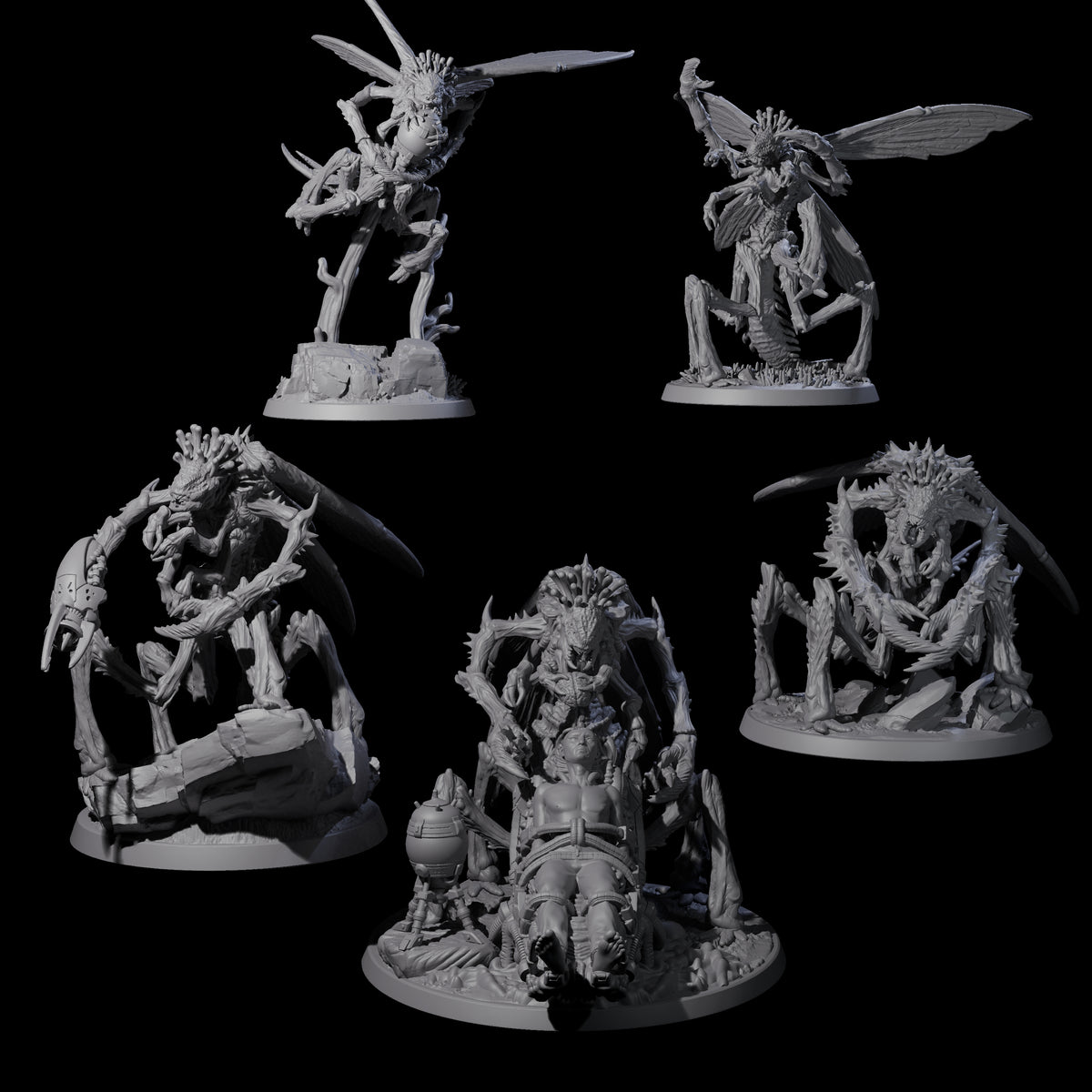 Eldritch Mi-Go Aberration Miniature for Dungeons and Dragons, Pathfinder or other TTRPGs