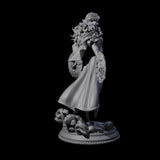 Elegant Casting Mage Miniature for Dungeons and Dragons, Pathfinder or other TTRPGs