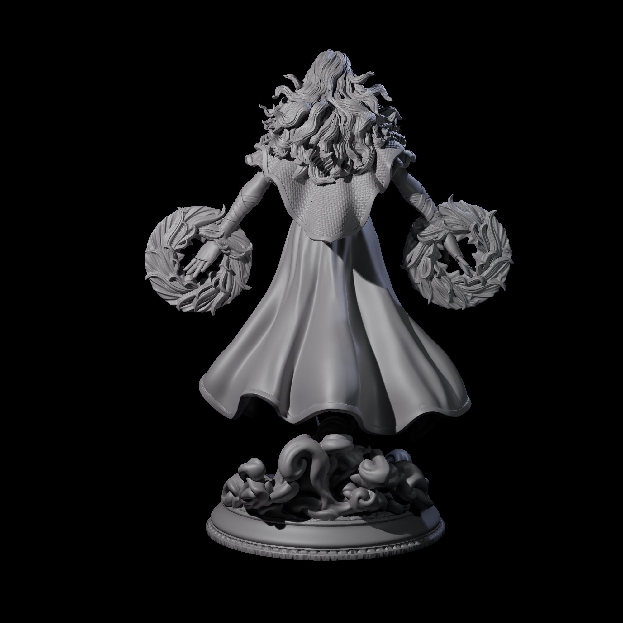 Elegant Casting Mage Miniature for Dungeons and Dragons, Pathfinder or other TTRPGs