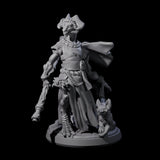 Elegant Dragonborn Druid Miniature for Dungeons and Dragons, Pathfinder or other TTRPGs