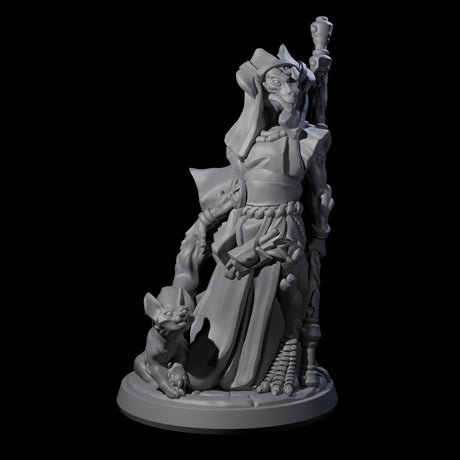 Elegant Dragonborn Druid Miniature for Dungeons and Dragons, Pathfinder or other TTRPGs