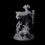 Elegant Dragonborn Druid Miniature for Dungeons and Dragons, Pathfinder or other TTRPGs