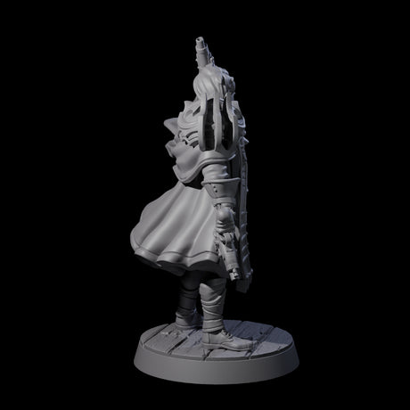 Elegant Pirate Hunter Miniature for Dungeons and Dragons, Pathfinder or other TTRPGs