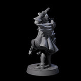 Elegant Pirate Hunter Miniature for Dungeons and Dragons, Pathfinder or other TTRPGs