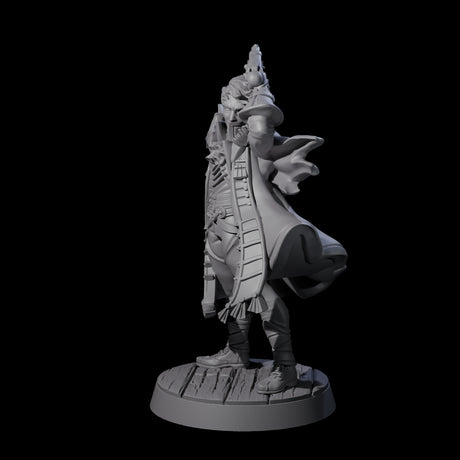 Elegant Pirate Hunter Miniature for Dungeons and Dragons, Pathfinder or other TTRPGs