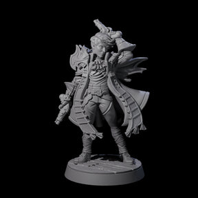 Elegant Pirate Hunter Miniature for Dungeons and Dragons, Pathfinder or other TTRPGs