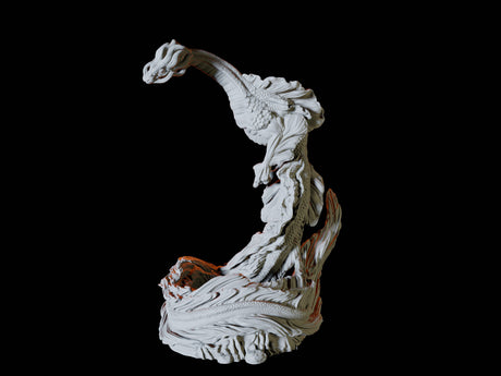 Elemental Dragon Miniature for Dungeons and Dragons, Pathfinder or other TTRPGs