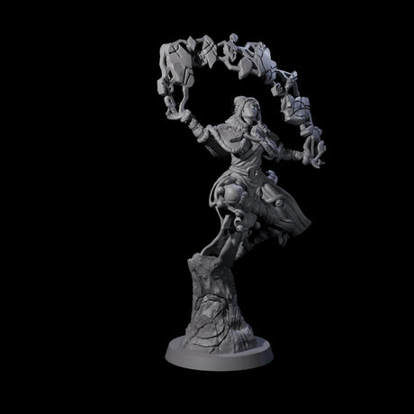 Elemental Druid Master Miniature for Dungeons and Dragons, Pathfinder or other TTRPGs