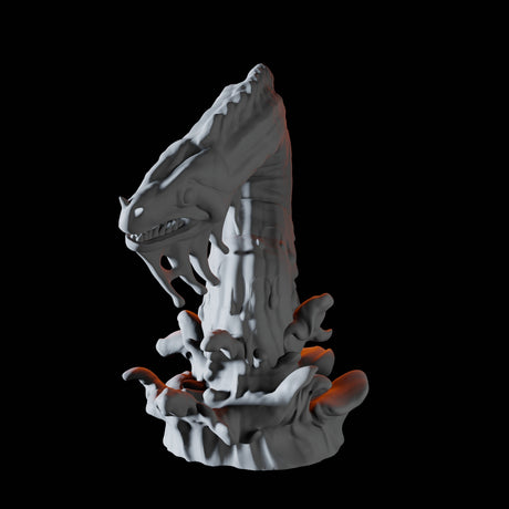 Elemental Eel Miniature for Dungeons and Dragons, Pathfinder or other TTRPGs