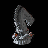 Elemental Eel Miniature for Dungeons and Dragons, Pathfinder or other TTRPGs