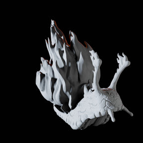 Elemental Fire Snail Miniature for Dungeons and Dragons, Pathfinder or other TTRPGs