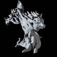 Elemental Fire Wolf Miniature for Dungeons and Dragons, Pathfinder or other TTRPGs