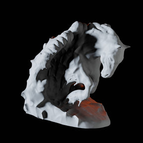 Elemental Water Horse Miniature for Dungeons and Dragons, Pathfinder or other TTRPGs