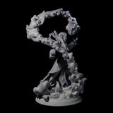 Elemental Wizard Miniature for Dungeons and Dragons, Pathfinder or other TTRPGs