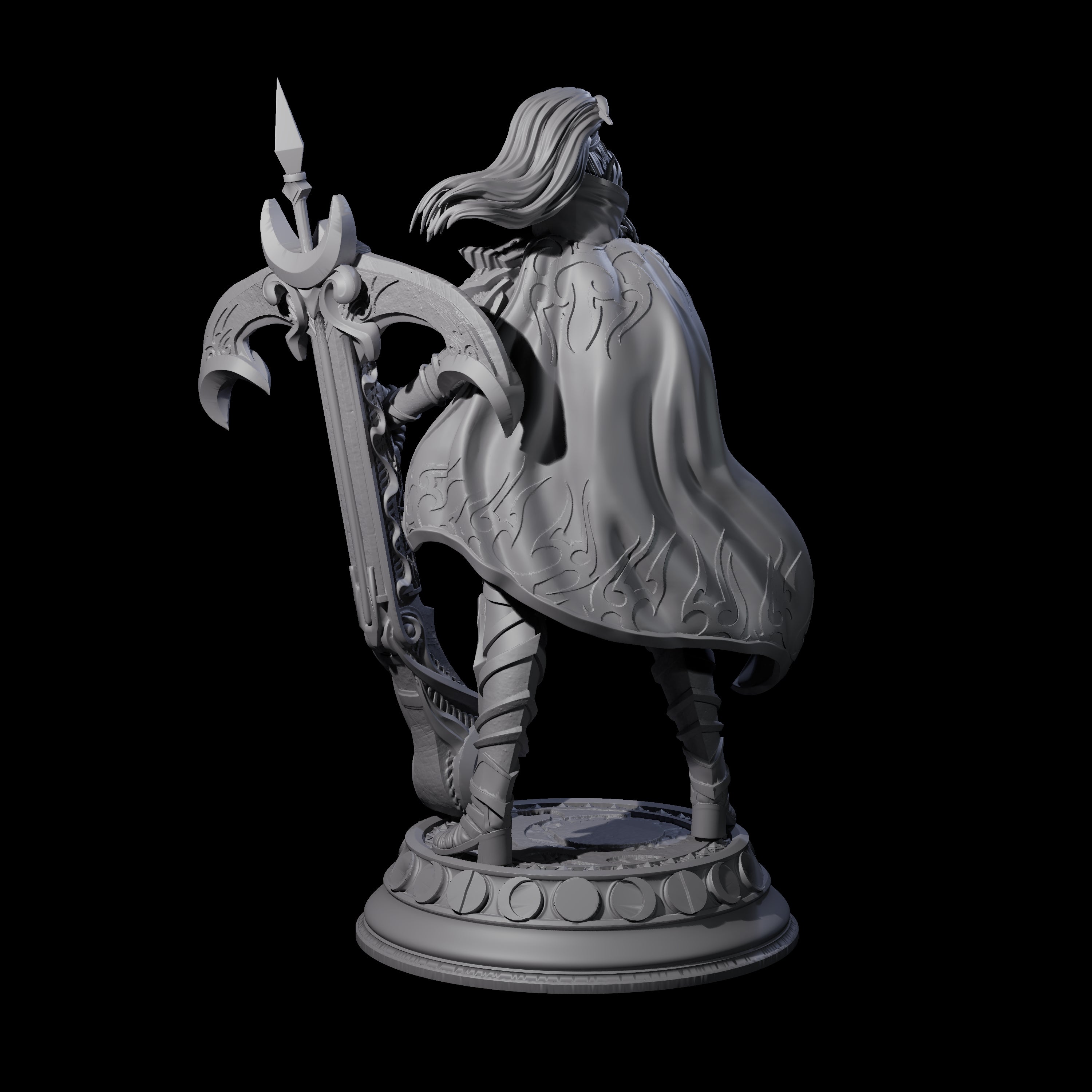 Elf Hunter with Crossbow Miniature for Dungeons and Dragons, Pathfinder or other TTRPGs