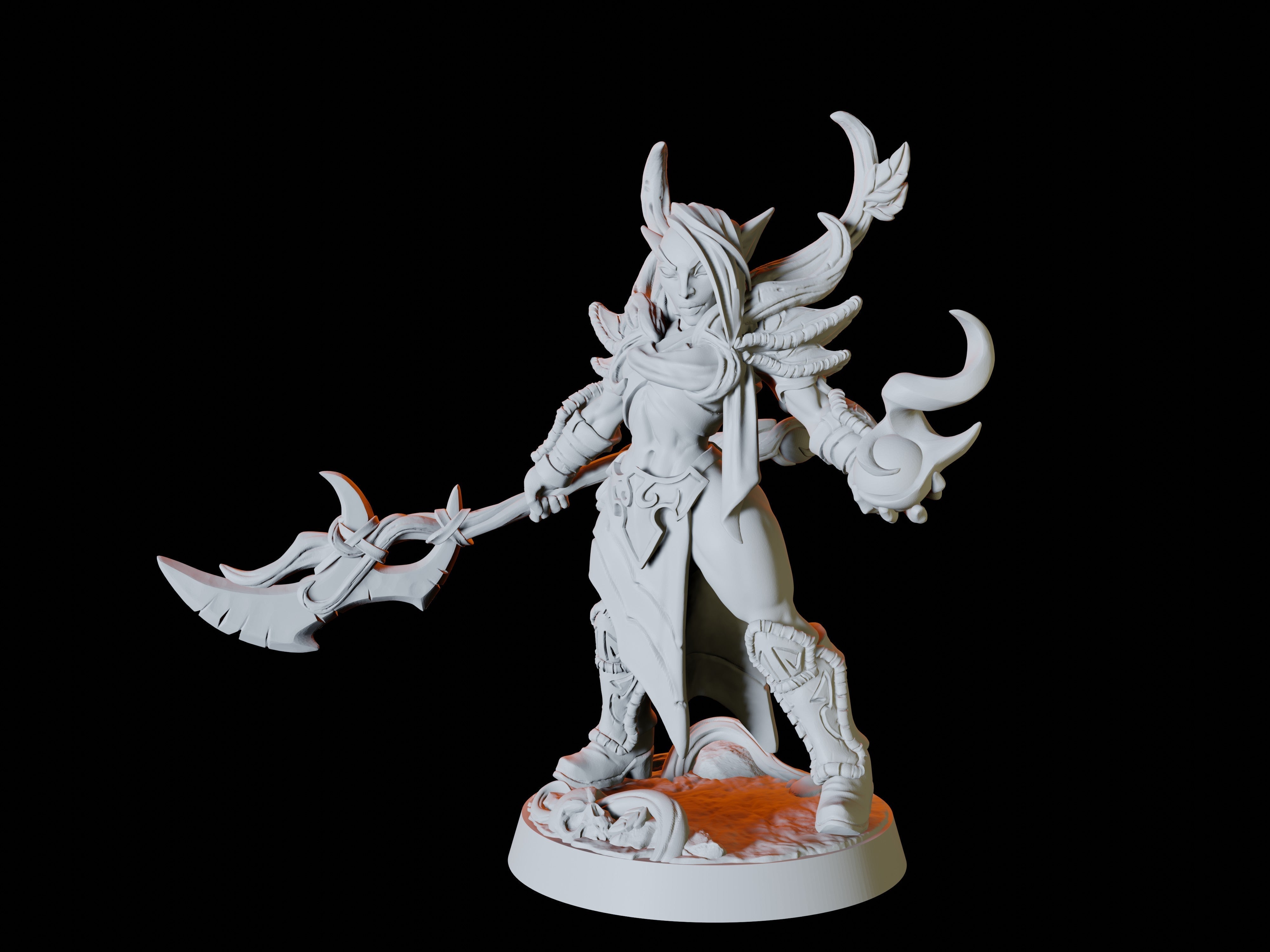 Elf Mage Miniature for Dungeons and Dragons - Myth Forged