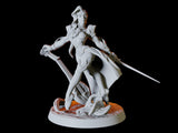 Elf Pin-up Miniature for Dungeons and Dragons, Pathfinder or other TTRPGs