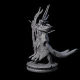 Elite Dark Elf Archer B Miniature for Dungeons and Dragons, Pathfinder or other TTRPGs